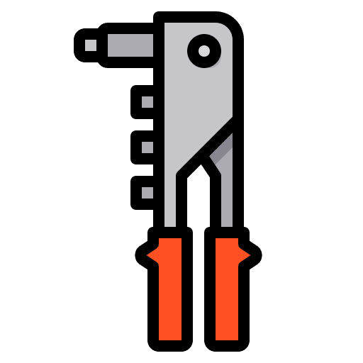 Riveter equipment work tool riveter icon