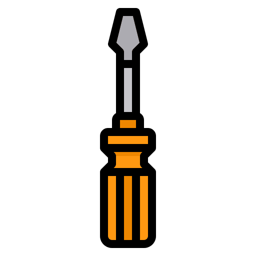 Screwdriver screwdriver carpenter construction icon