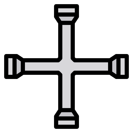 Spanner wrench carpenter construction icon