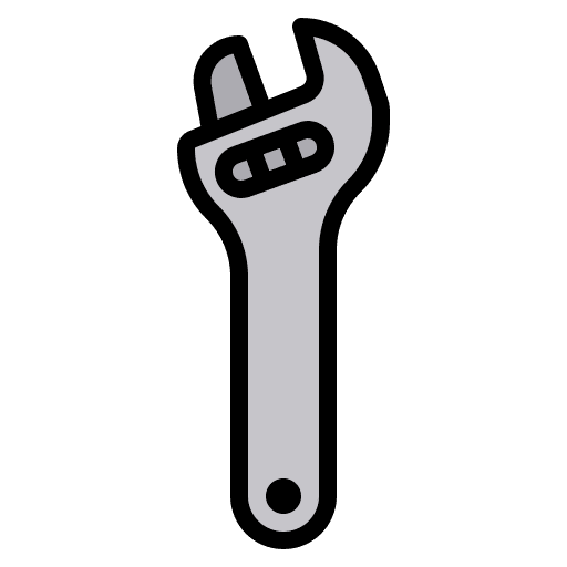 Wrench construction equipment wrench icon
