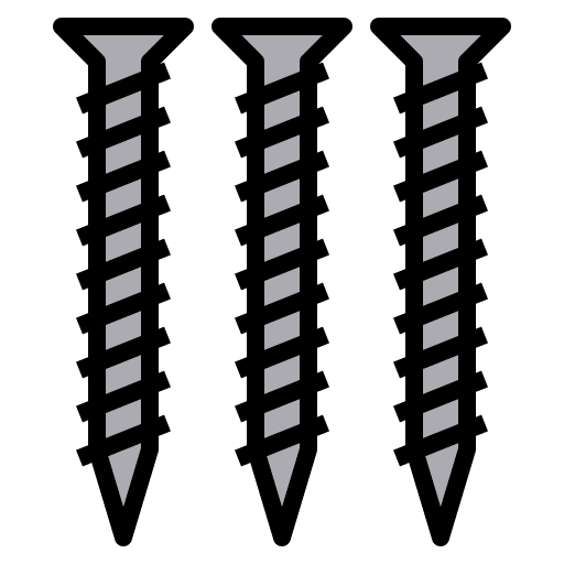 Screw construction and tools construction work tool icon