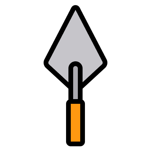 Shovel construction and tools work tool construction icon