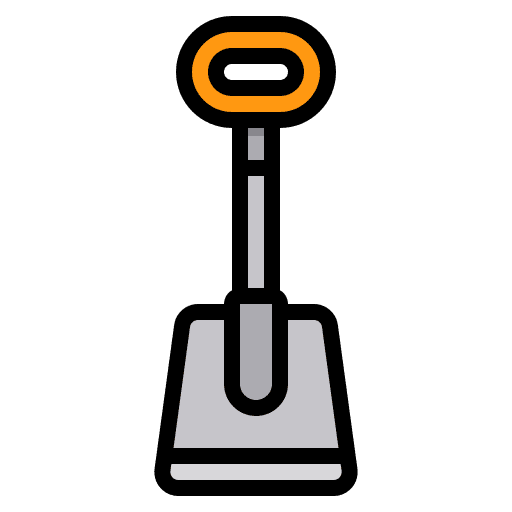 Shovel construction soil equipment icon