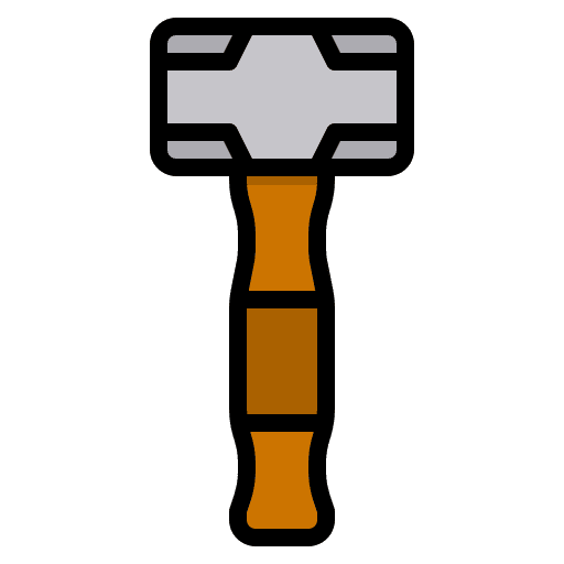 Sledgehammer sledgehammer work tool construction and tools icon