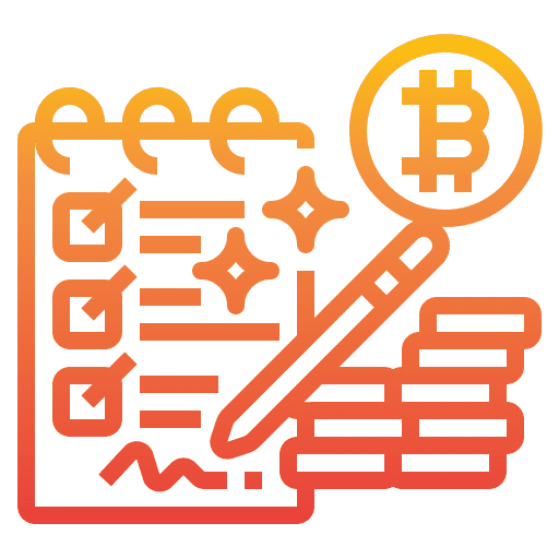 Ledger banking currency business icon Ledger banking currency business icon