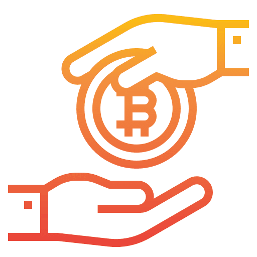 Payment bitcoin banking money icon Payment bitcoin banking money icon