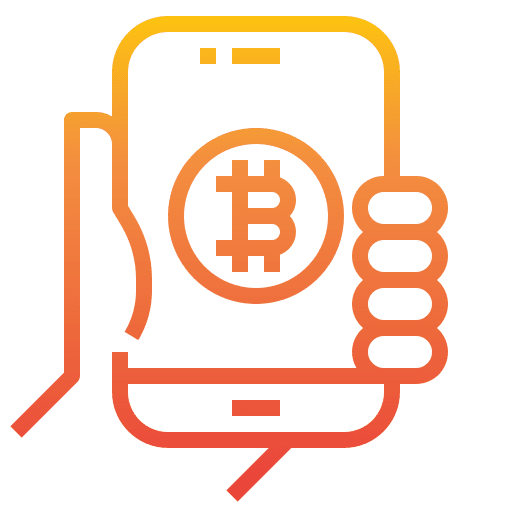 Payment smartphone bitcoin banking icon Payment smartphone bitcoin banking icon