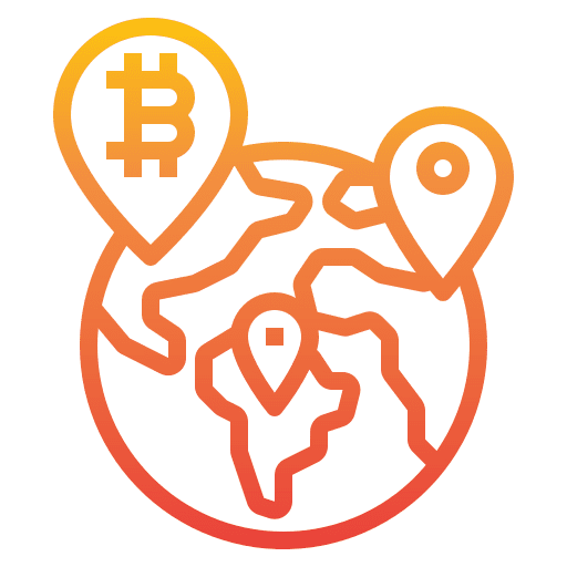 Placeholder global currency bitcoin icon Placeholder global currency bitcoin icon