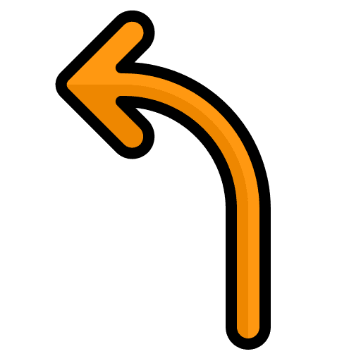 Left arrow direction reverse arrows icon