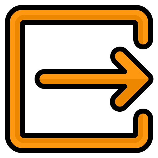 Log out interface right log out icon Log out interface right log out icon