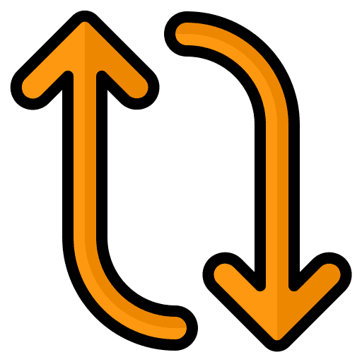 Repeat arrows loop direction icon Repeat arrows loop direction icon