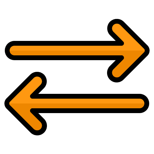 Transfer exchange transfer interface icon Transfer exchange transfer interface icon