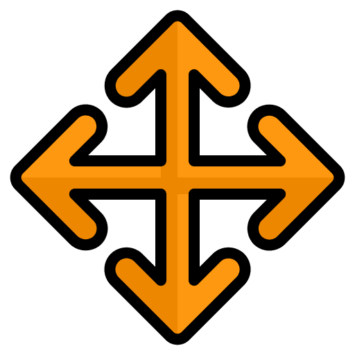 Move direction move arrows icon Move direction move arrows icon