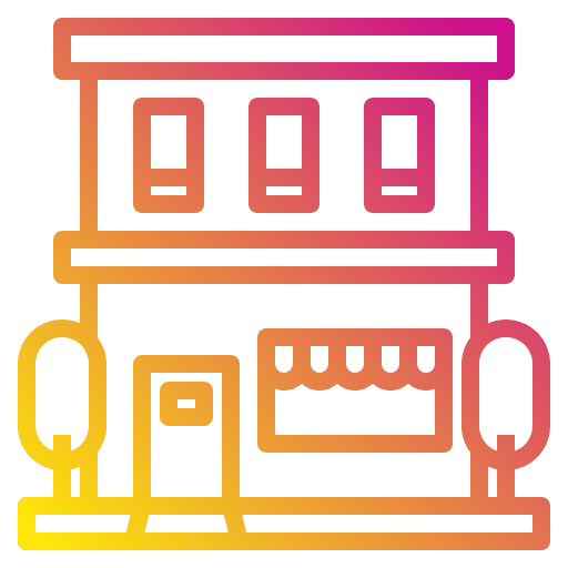 Apartment architecture and city real estate apartment icon