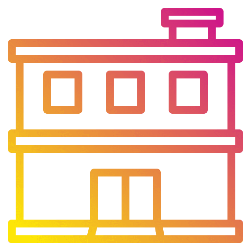 Building architecture and city building construction icon