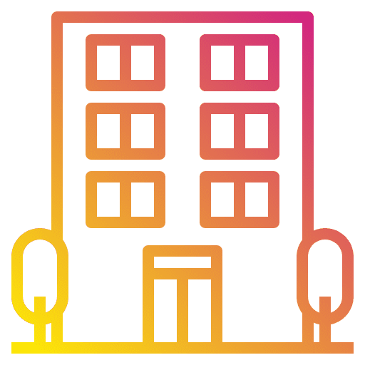 Hotel holidays real estate architecture and city icon