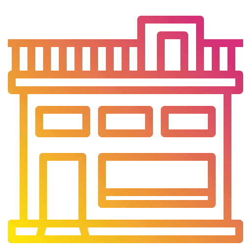 Apartment construction apartment building icon
