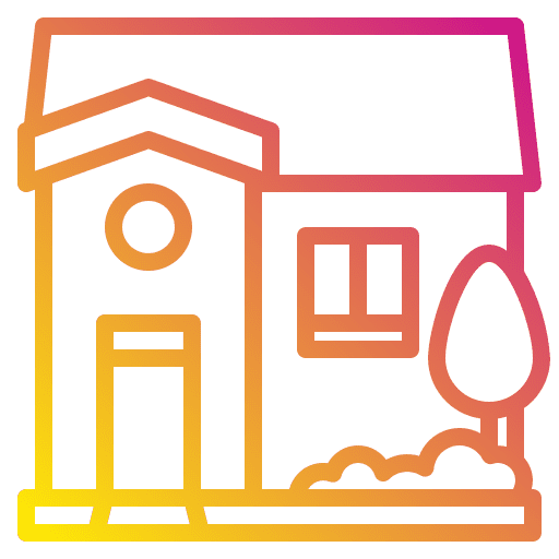 House house construction architecture and city icon