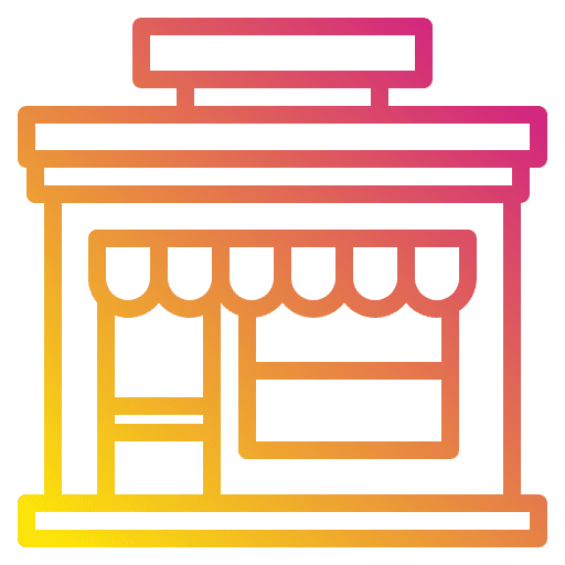 Shop commerce architecture and city property icon