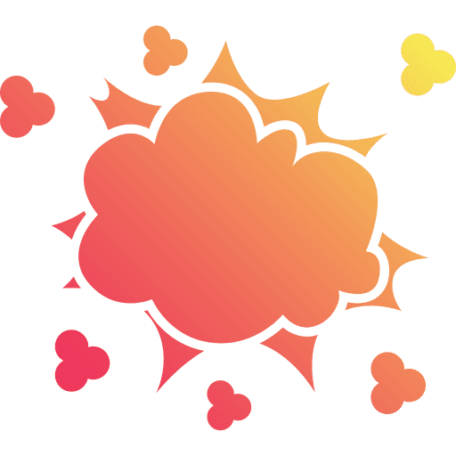 Explosion weapon explosive bombs icon