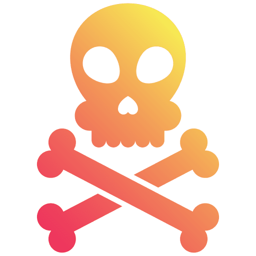 Toxic shapes and symbols toxic chemical toxic icon