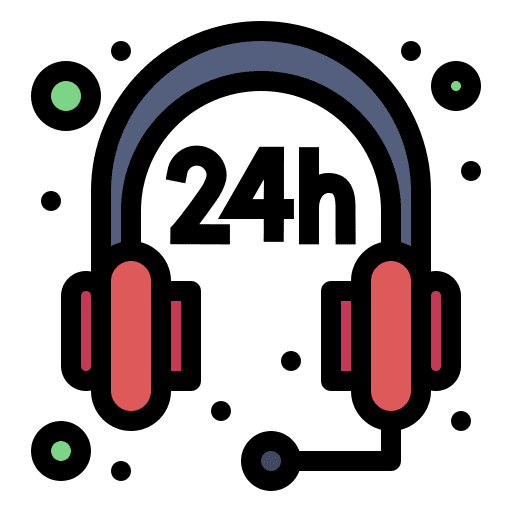 24 hours support headphones microphone 24 hours support icon 24 hours support headphones microphone 24 hours support icon