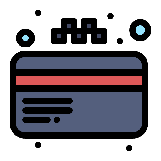 Credit card cab debit card business and finance icon Credit card cab debit card business and finance icon