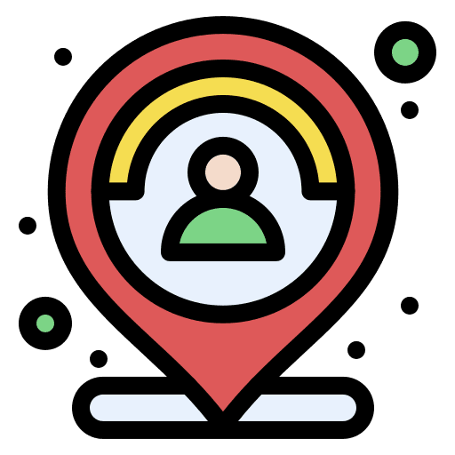 Location user location pin you are here icon