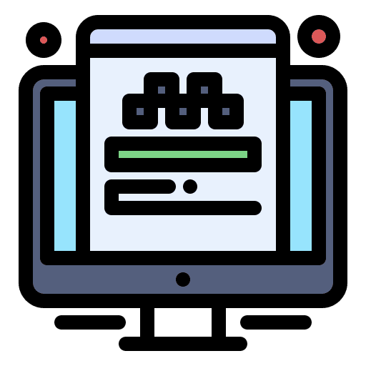 Booking travel booking computer icon Booking travel booking computer icon