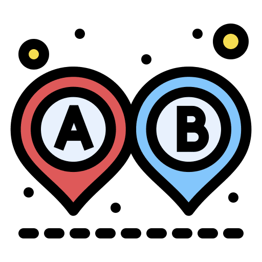 Route route map point start icon Route route map point start icon