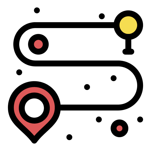 Route start position finish icon Route start position finish icon