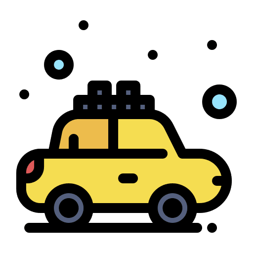 Taxi vehicle transport automobile icon Taxi vehicle transport automobile icon