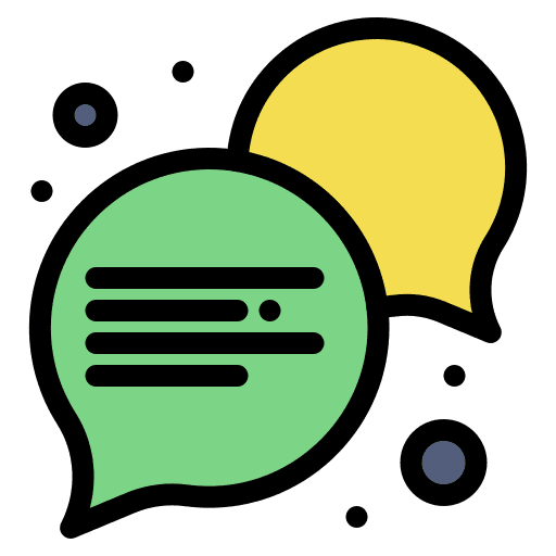 Chat conversation talk chat box icon Chat conversation talk chat box icon