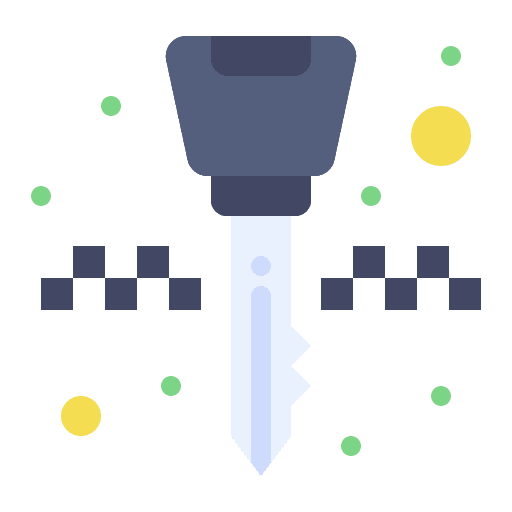 Key transportation car taxi icon Key transportation car taxi icon