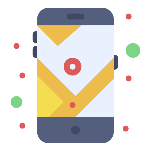 Map maps and location phone gps navigator icon Map maps and location phone gps navigator icon