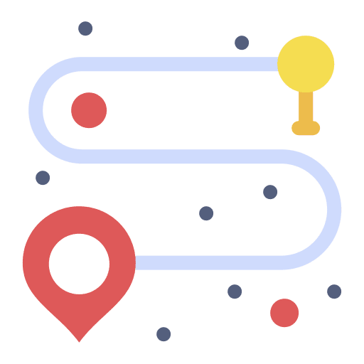 Route map location position pin icon Route map location position pin icon