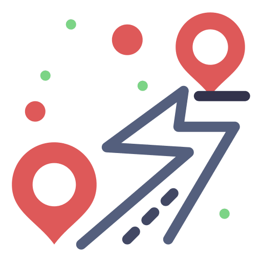 Route maps and location route gps icon Route maps and location route gps icon