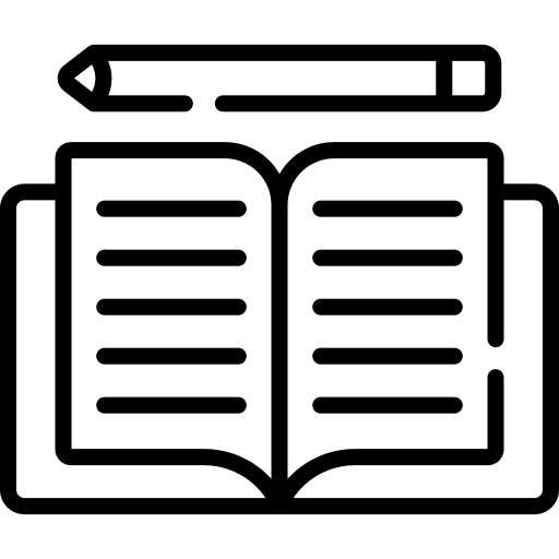 Homework learning course student icon