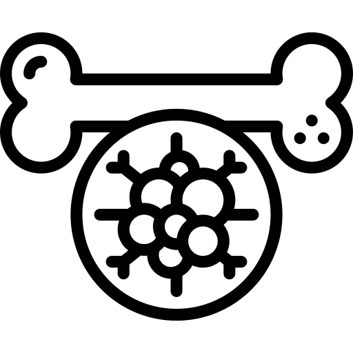 Bone bone anatomy cancer icon