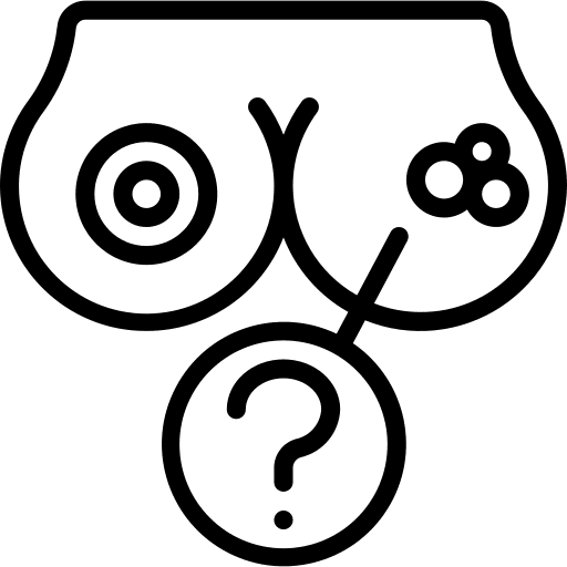 Breast chest human body breast icon