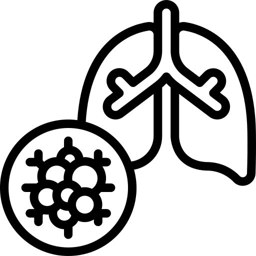 Lungs cancer healthcare and medical illness icon