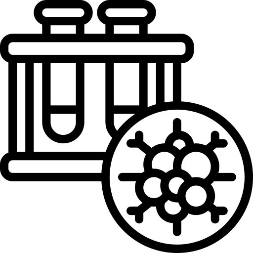 Test tubes education medical research test tubes icon