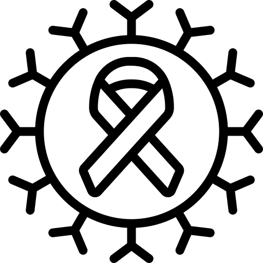 Cancer research cancer healthcare and medical icon