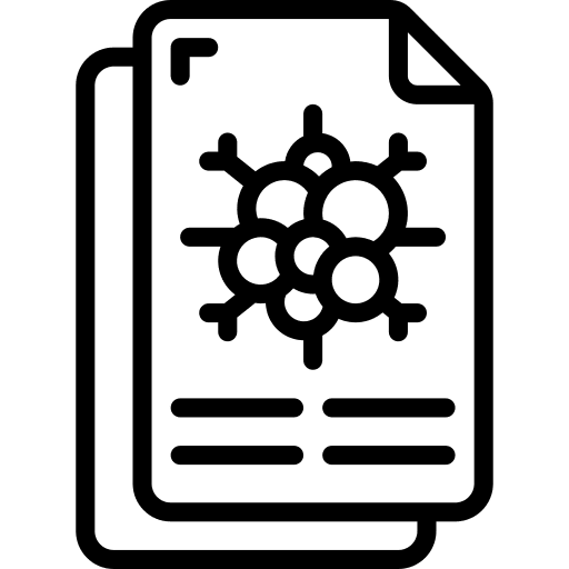 Document page cell tumor icon