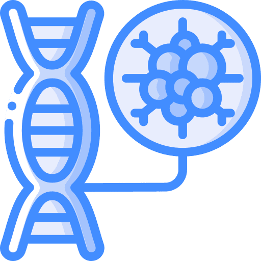 Dna cancer health dna icon