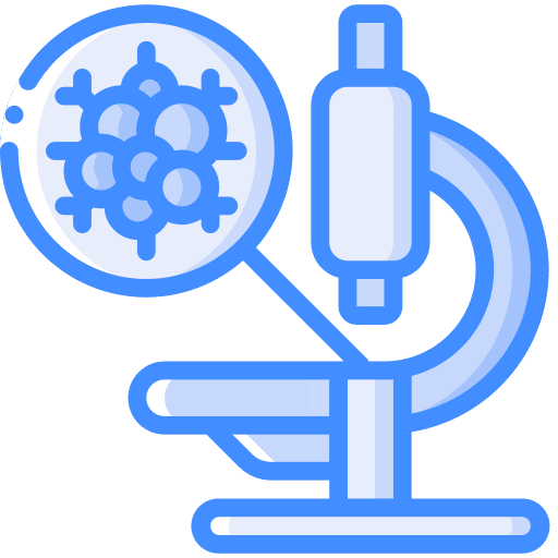 Microscope cancer microscope histology icon