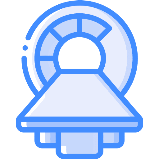 Mri scanning device mri healthcare and medical icon