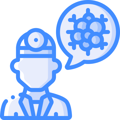 Doctor tumor man communications icon