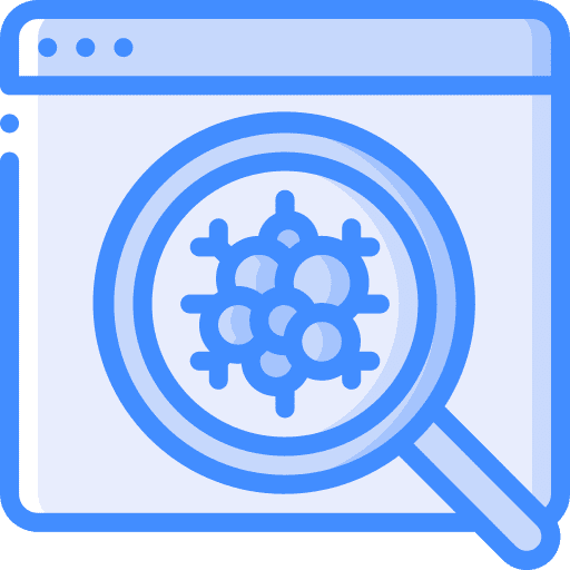 Website cancer search research icon