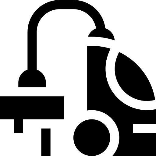 Vacuum furniture and household housekeeping equipment icon